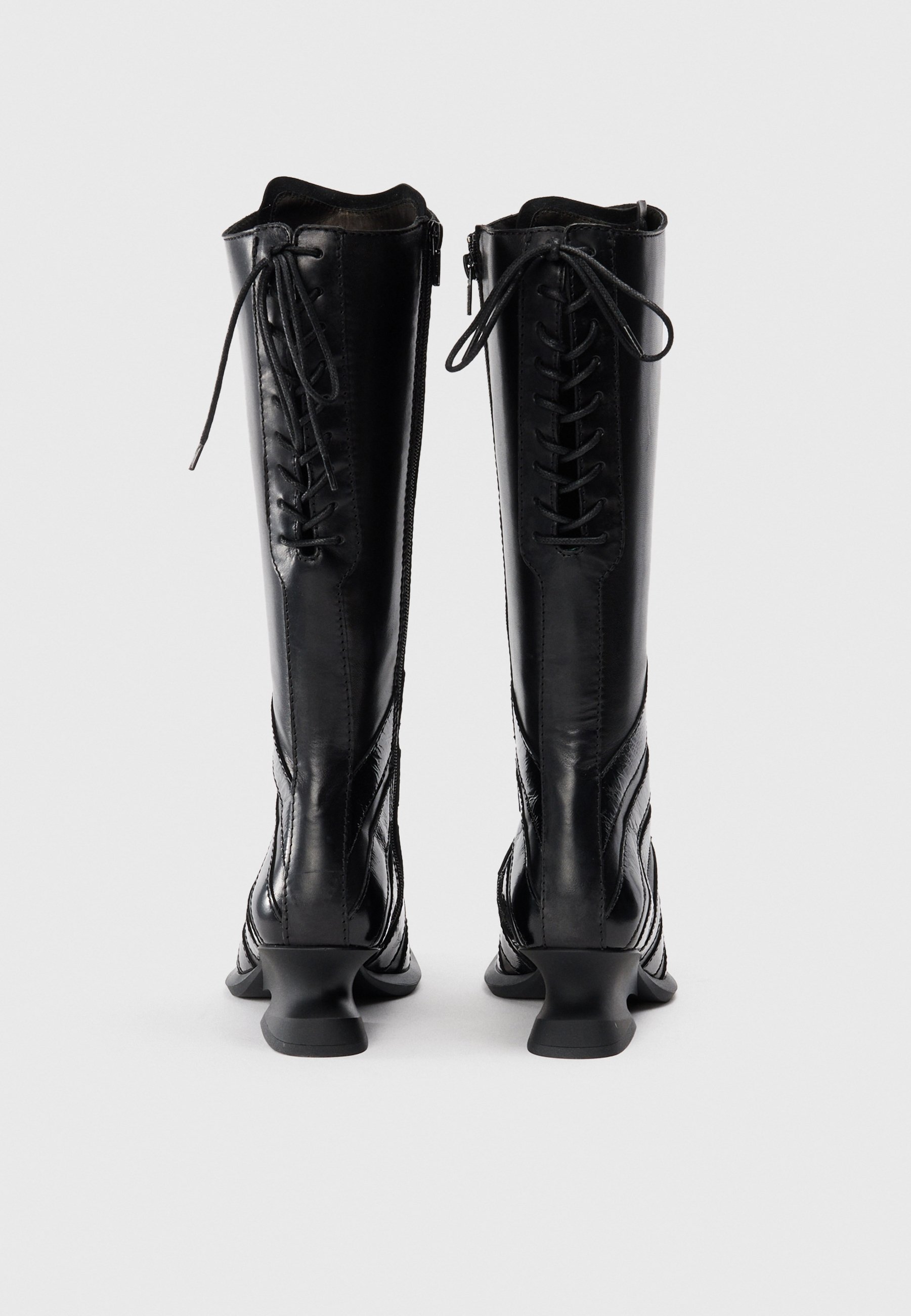 MIISTA NELLY - Bottines à lacets - noires