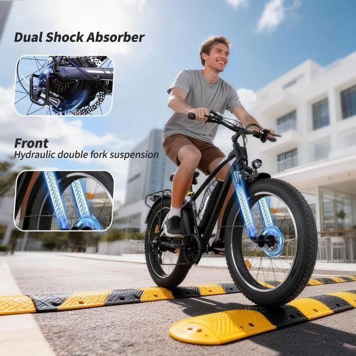 AVDLEU A35 Electric Bike, All-Terrain E-bike 26