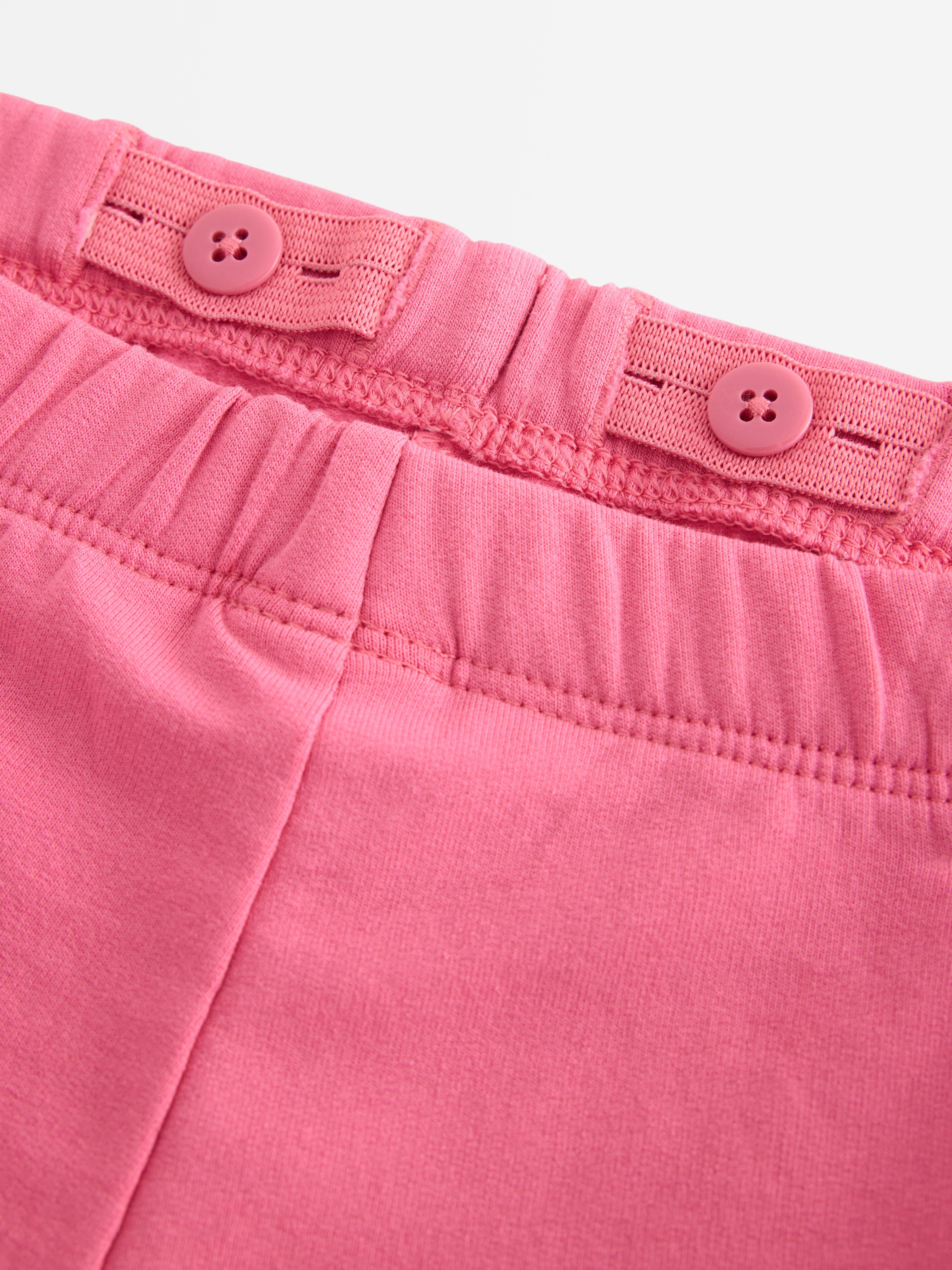 Leggings évasés à intérieur brossé rose
