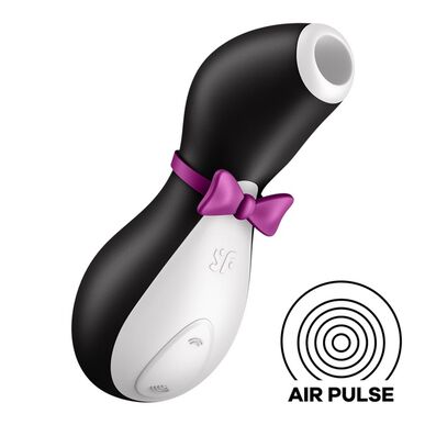 Vibrátor na klitoris Satisfyer Penguin černý 1 kus 1 kus