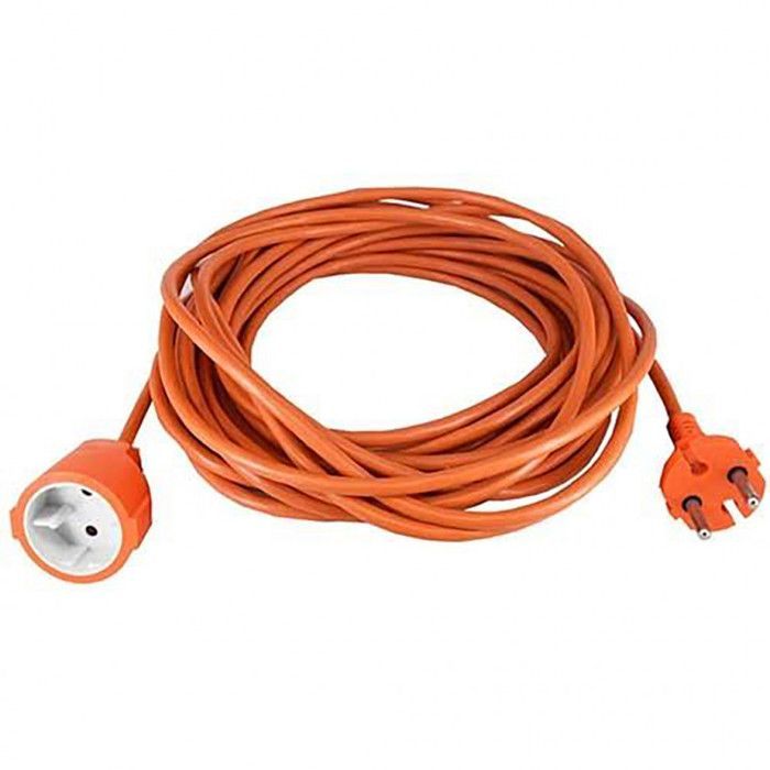 Cable de extensión - GENÉRICO - H05VVF 2x1.5 - 25 m - Naranja - Uso exterior