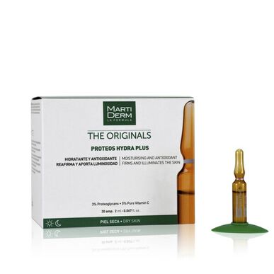 Martiderm The Originals Proteos Hydra Plus antioxidáns feszesítő ránctalanító hidratáló ampullák 30 x 2 ml