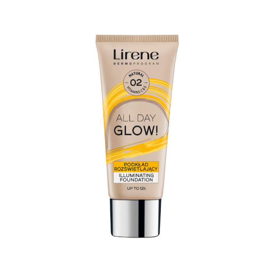 Lirene šķidrais sejas krēms ar C vitamīnu Natural 02 30ml Izgaismojošs