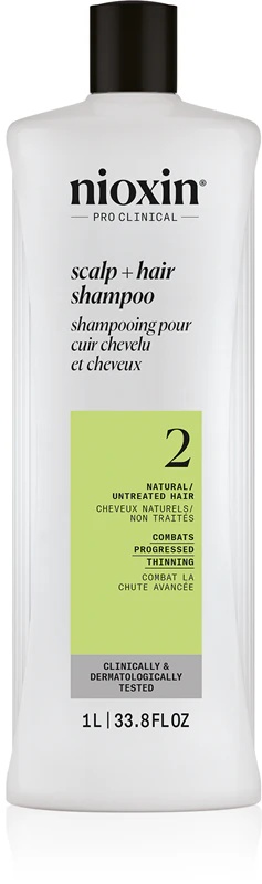 Nioxin System 2 Scalp + Hair šampon proti redčenju las