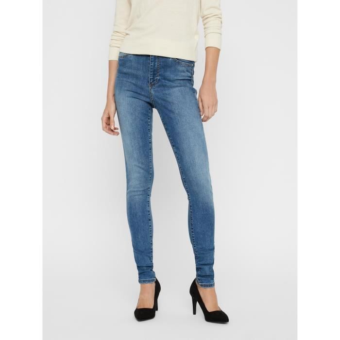 Jean Skinny Femme - VERO MODA - Sophia - Bleu - Taille standard