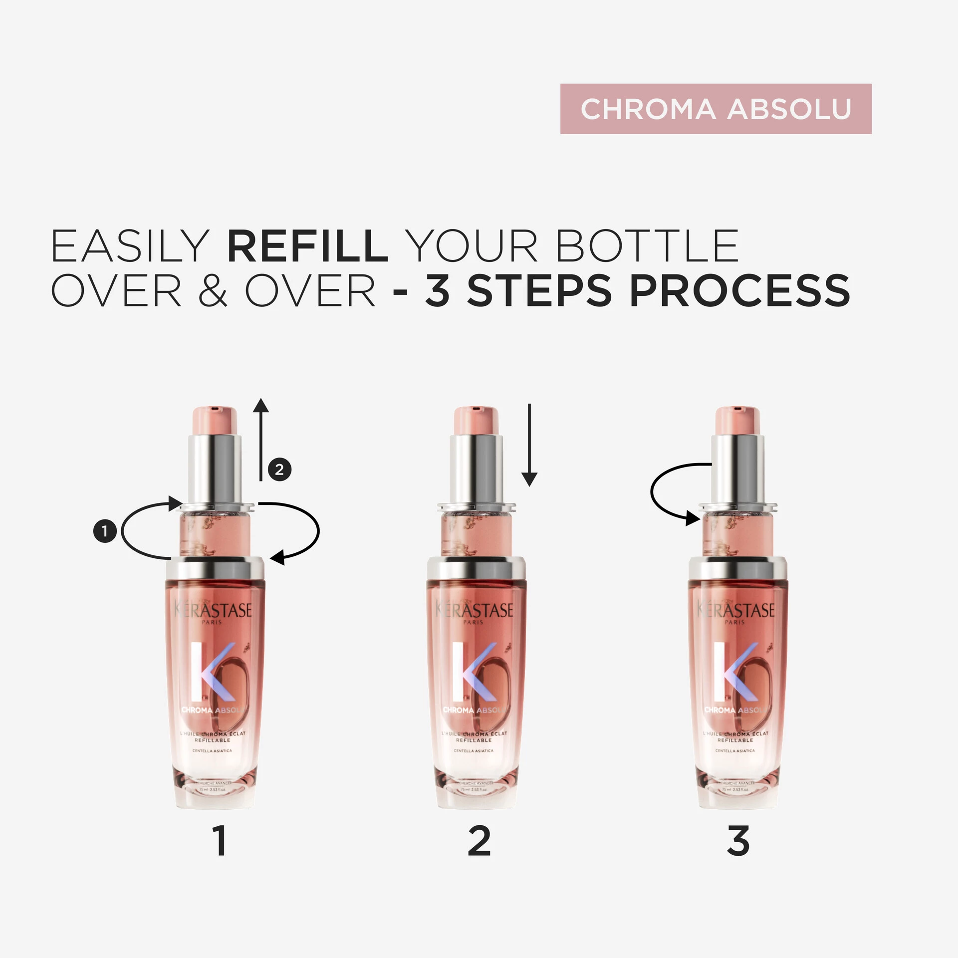 Chroma Éclat vlasová olejová náplň 30 ml - Kérastase