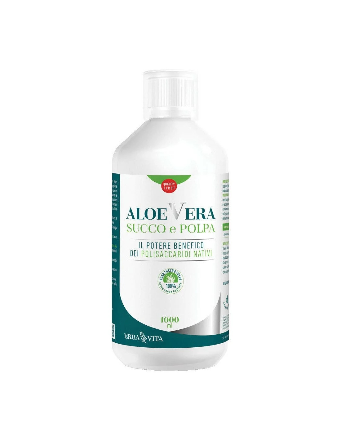 ERBA VITA Aloë Vera sap en pulp 1000 ml