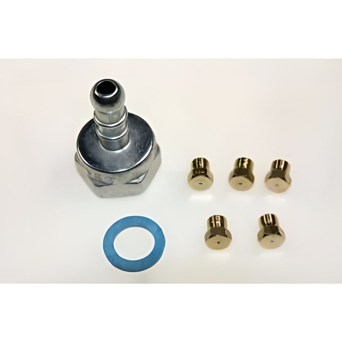 Kit injecteur gaz butane - Whirlpool - 480121102364 - Accessoires cuisinière - Gris - Compatible modèles variés