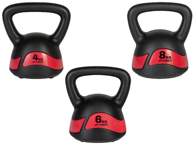 CRIVIT Kettlebell műanyag