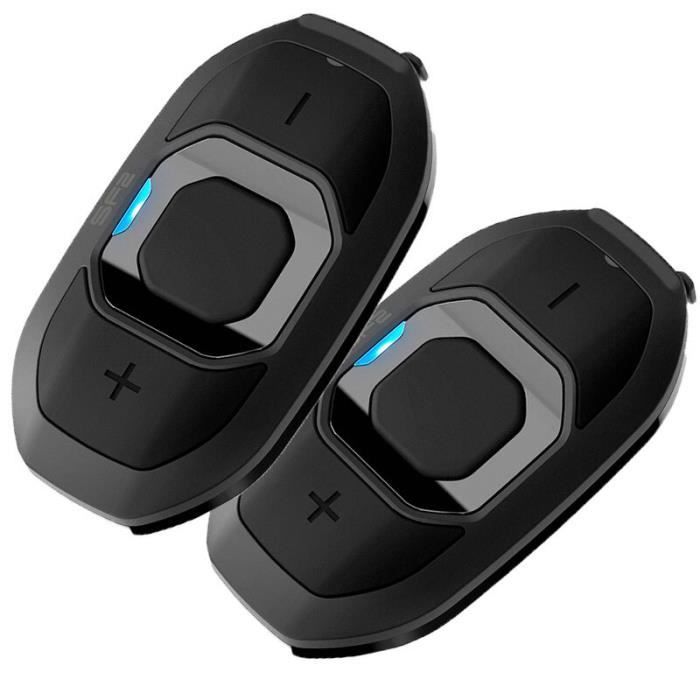 Conjunto de 2 intercomunicadores Bluetooth Sena SF2 para motocicleta - pretos - tamanho único