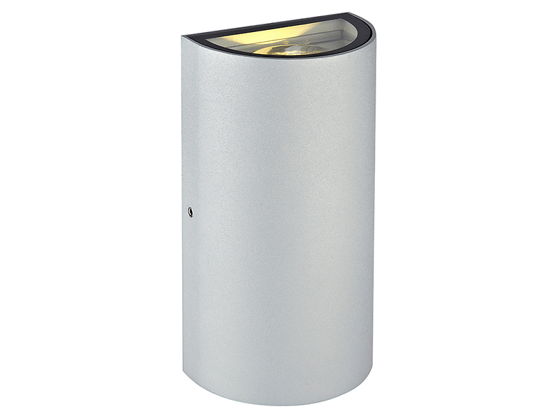 Kinkiet zewnętrzny Lyra aluminiowy szary