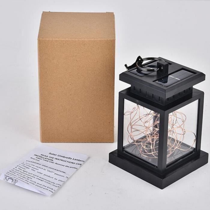 Farol colgante solar LED para exteriores - 30 LED - Luz blanca cálida - IP65