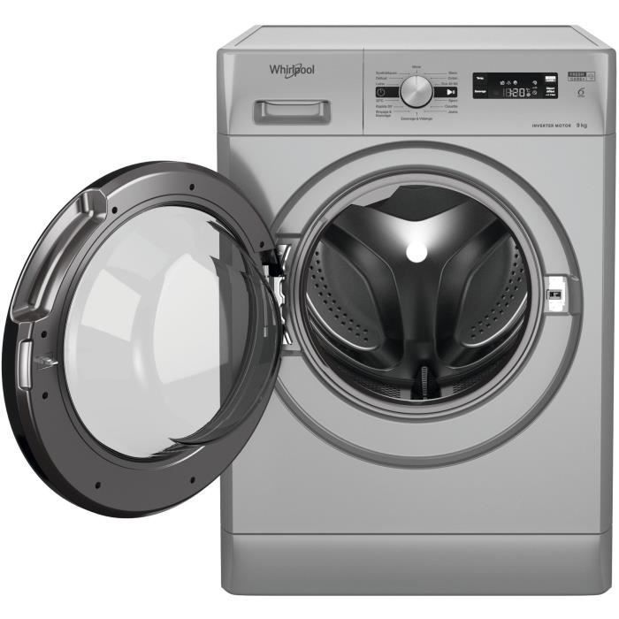 WHIRLPOOL FFS9269SBFR porthole washing machine - 9 kg - Induction - 60 cm - 1200 rpm - Silver