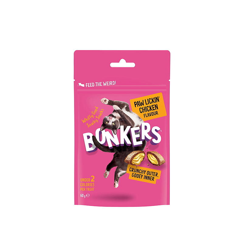 Nood Kattsnacks 60 g Tasslickande Nood