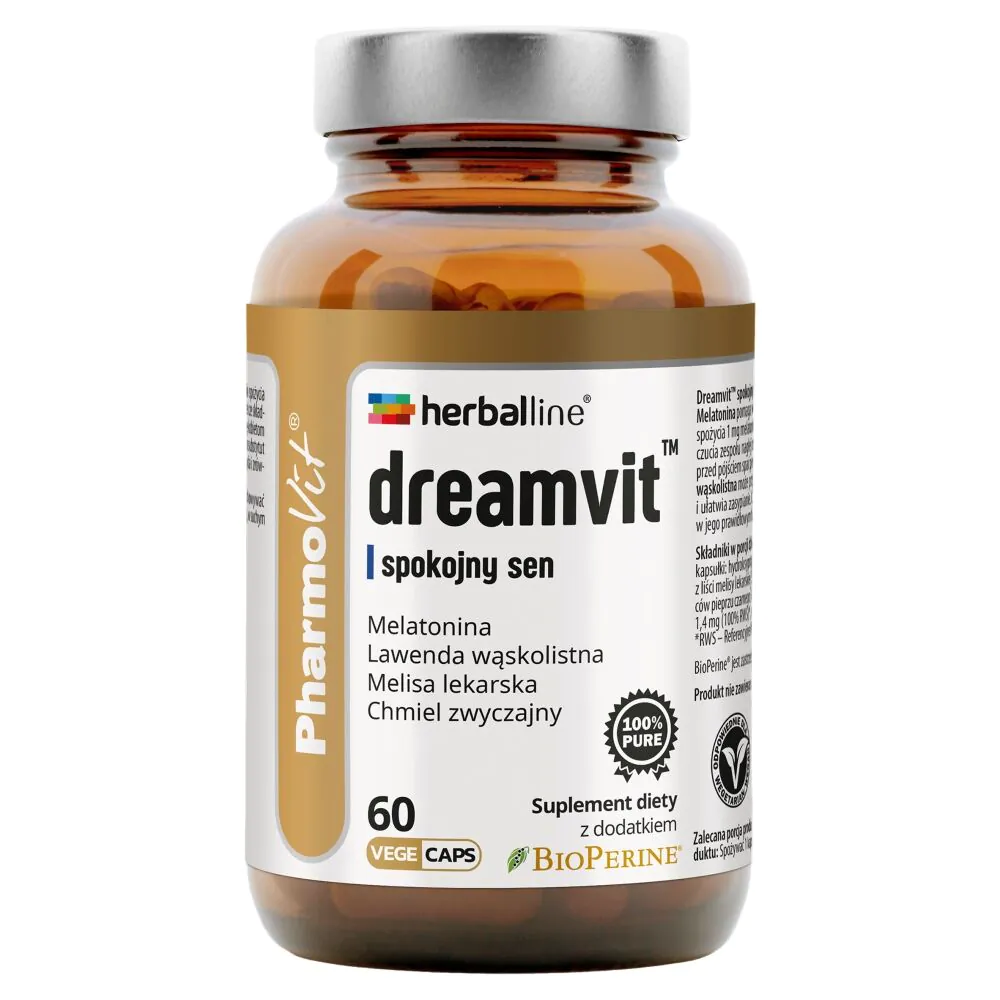 Pharmovit Herballine Dreamvit™ Spokojny Sen 60 Kapsułek
