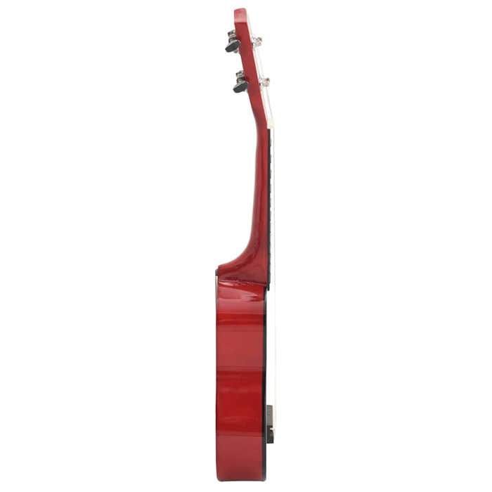 vidaXL Sopran-Ukulelen-Set mit Tasche für Kinder, helles Holz, 23 Zoll