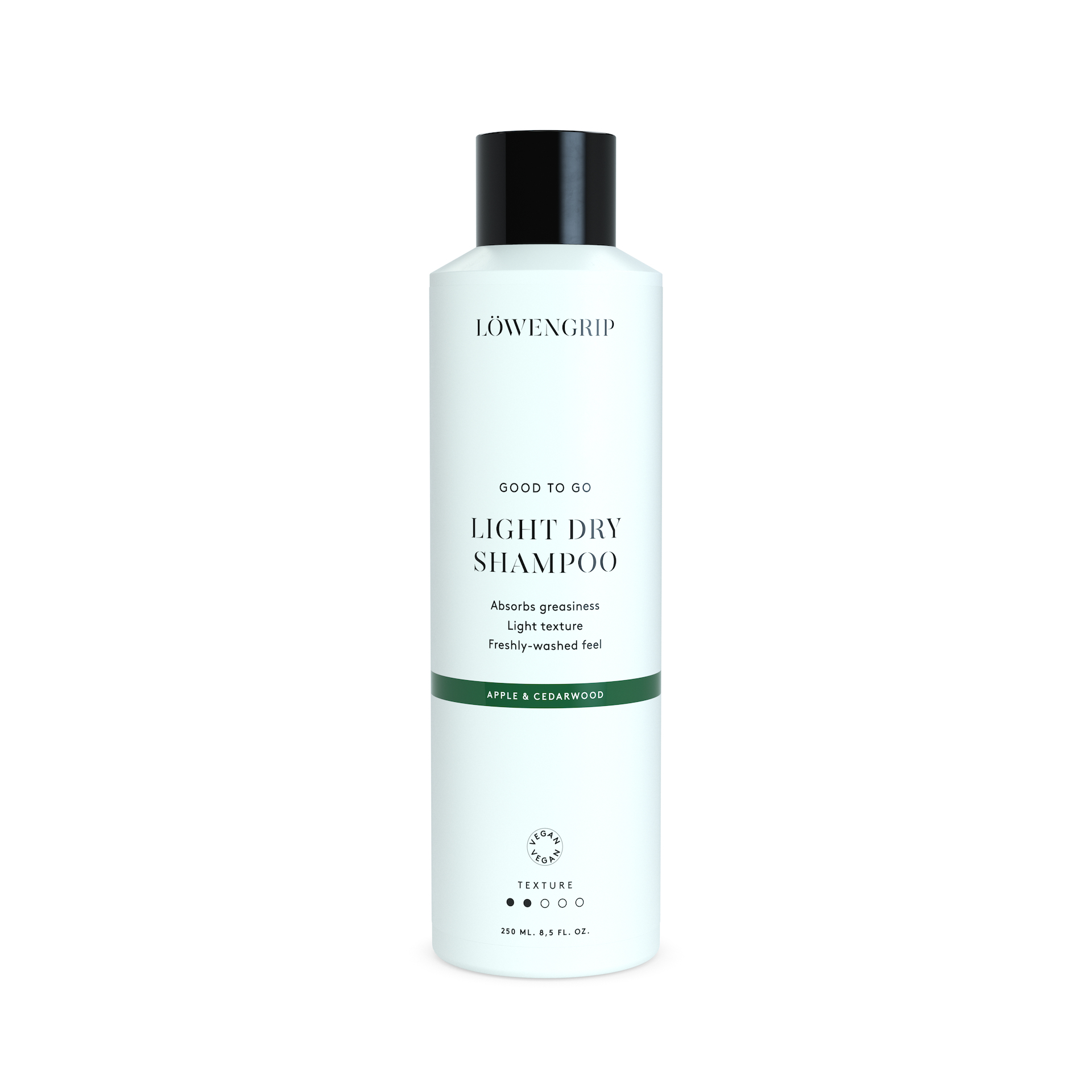 Șampon uscat Good To Go Light cu măr și lemn de cedru 250 ml - Löwengrip