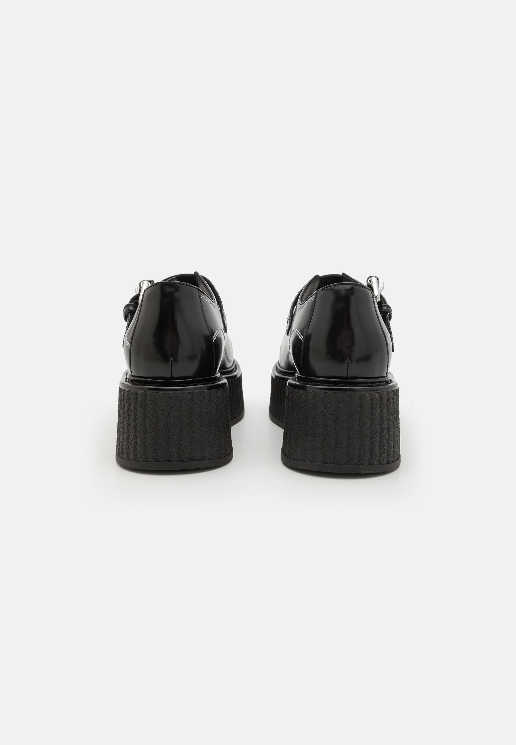 MOSCHINO DAMESSCHOENEN - Plateauhakken - zwart/geel