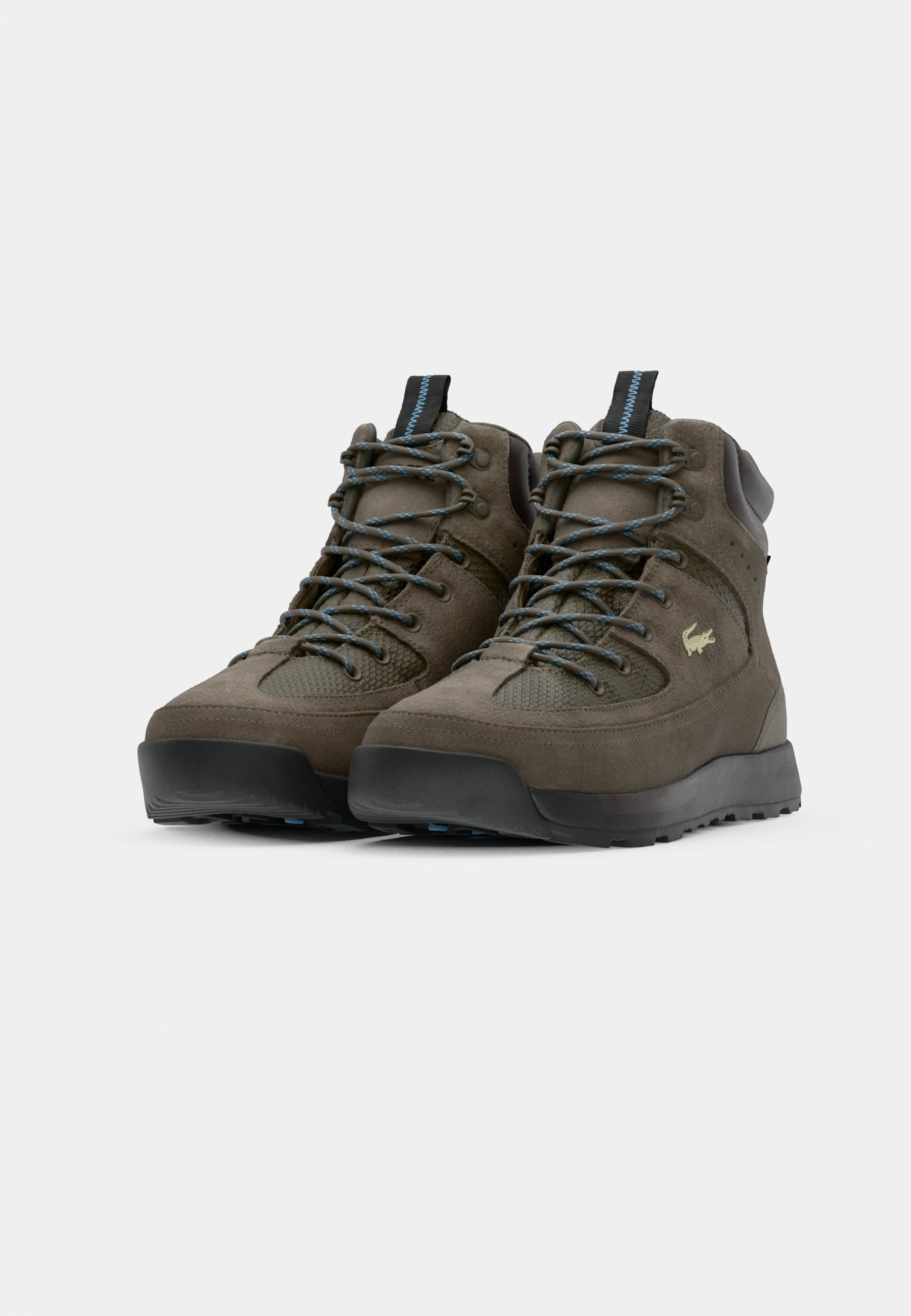 Lacoste URBAN BREAKER 225 - Hoge sneakers - donkerbruin/zwart