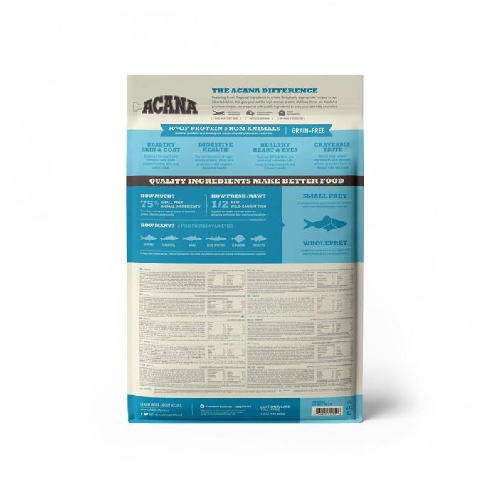 Kissanruoka - ACANA - Pacifica - 1,8 kg - Viljaton - 65 % kalaa