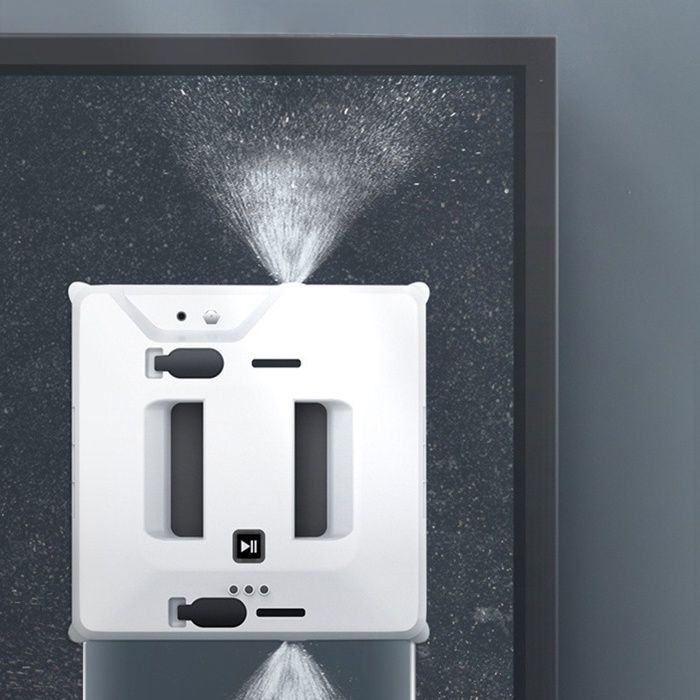Lave-vitres électrique, robot de nettoyage, 3000 Pa, 3 modes, onduleur, portable, blanc