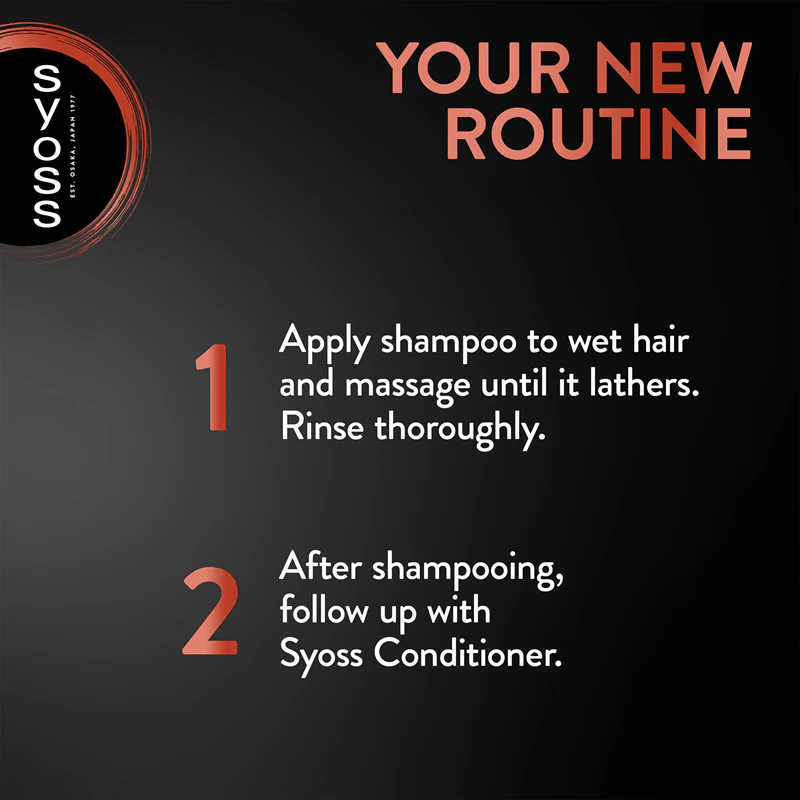 Shampoo fortalecedor Syoss Men Intense Power com cafeína