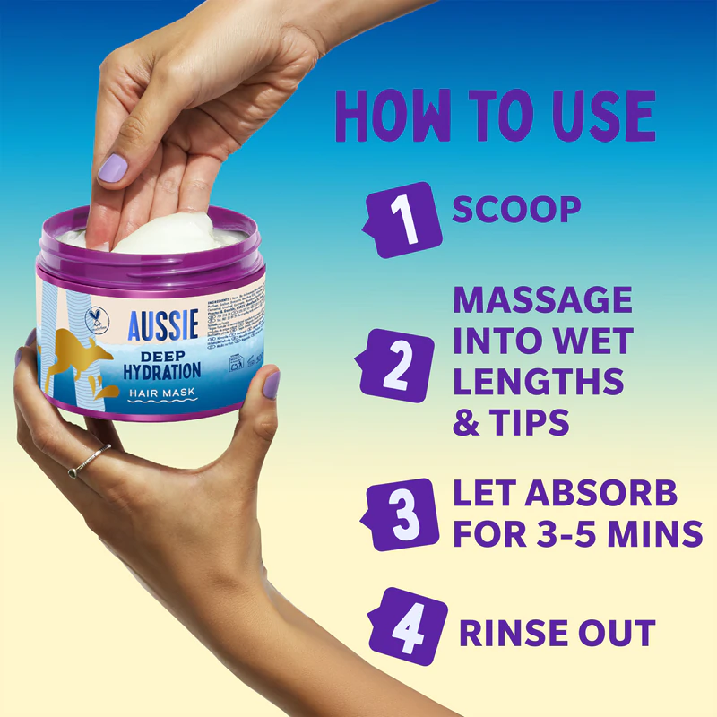 Aussie Deep Hydration Haarmasker Intensief Hydraterend Masker voor Droog en Beschadigd Haar