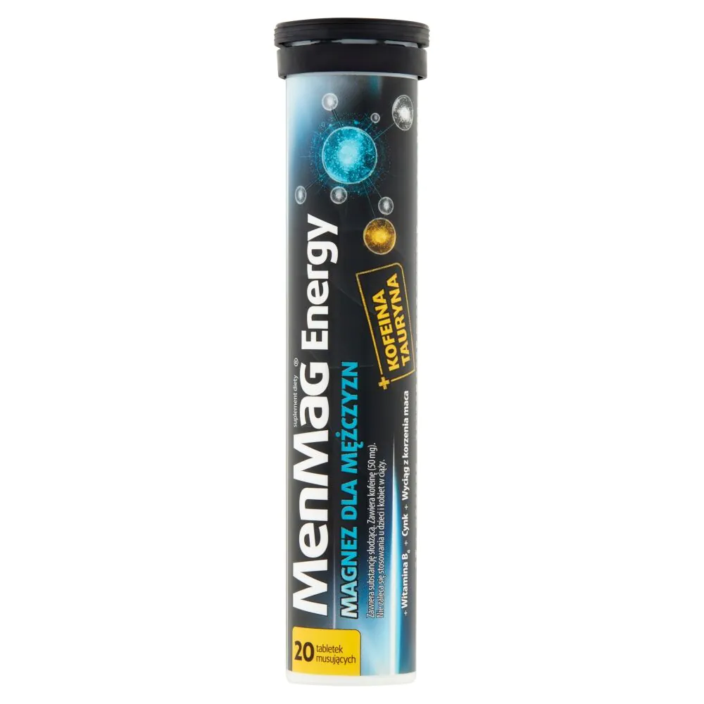 MenMag Energy, Suplement diety z magnezem, Tabletki musujące