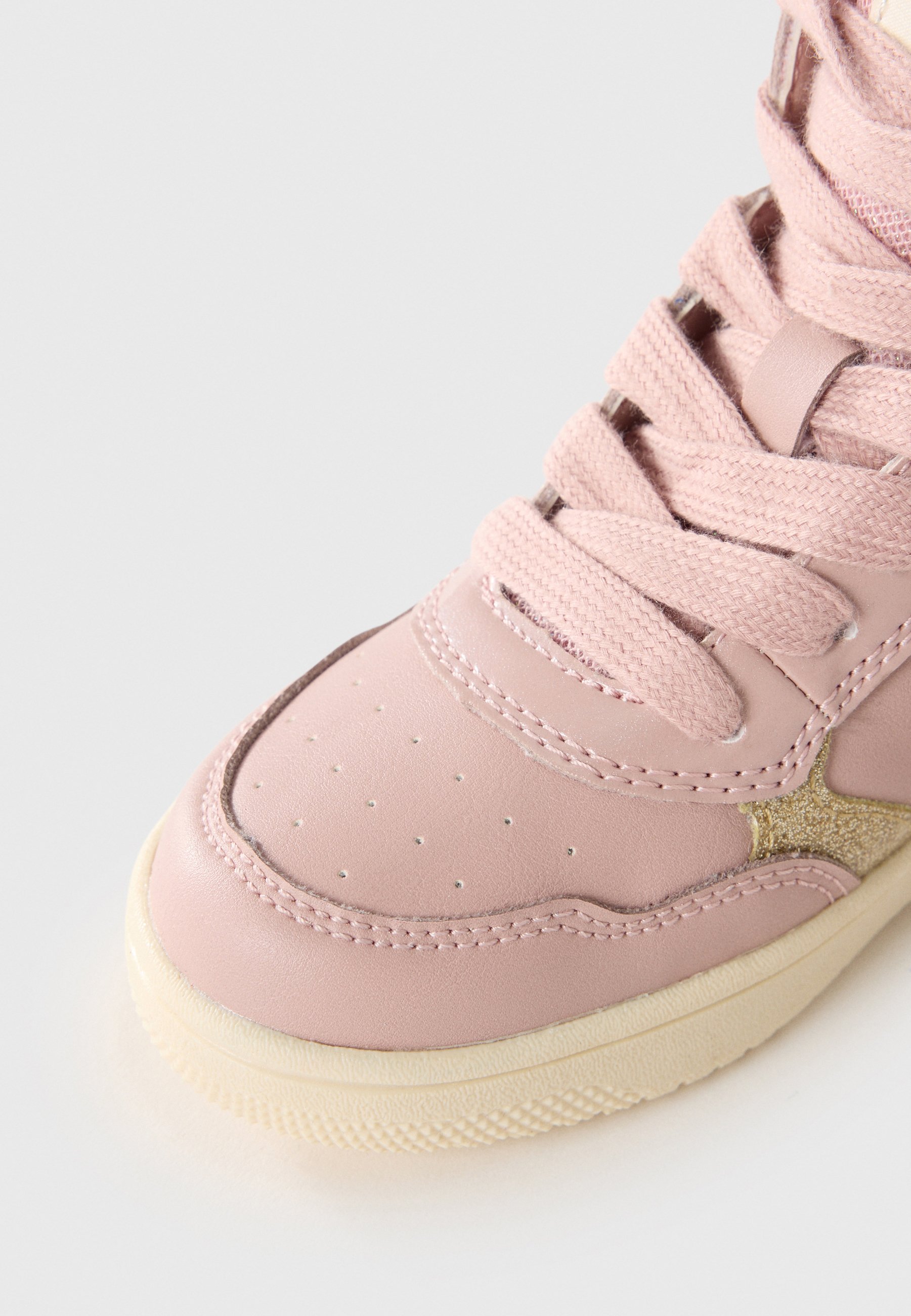 Geox WASHIBA - Hoge sneakers - oudroze/platinakleurig