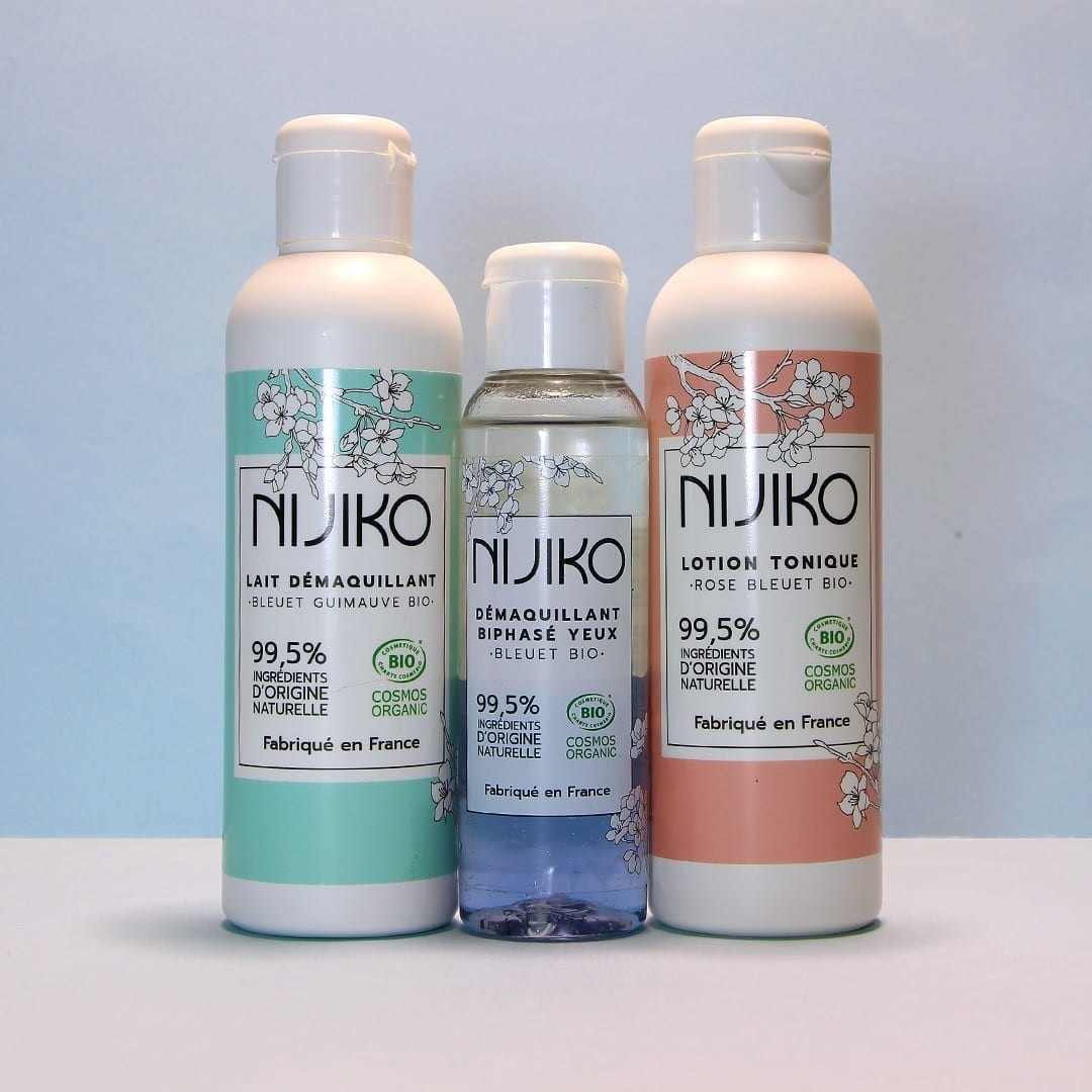 NIJIKO Lait Démaquillant Bio Bleuet & Guimauve