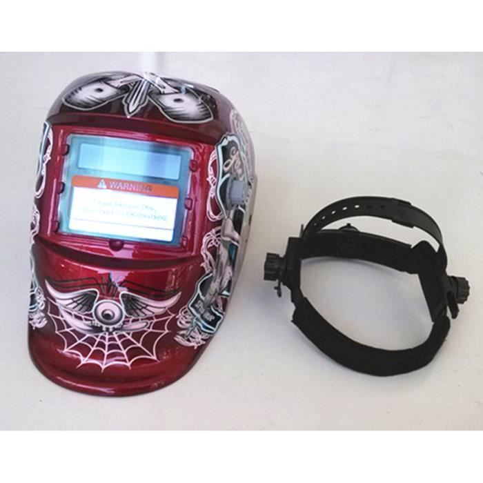 High-quality welding helmet with LCD display, automatic solar darkening, and quick-drying.