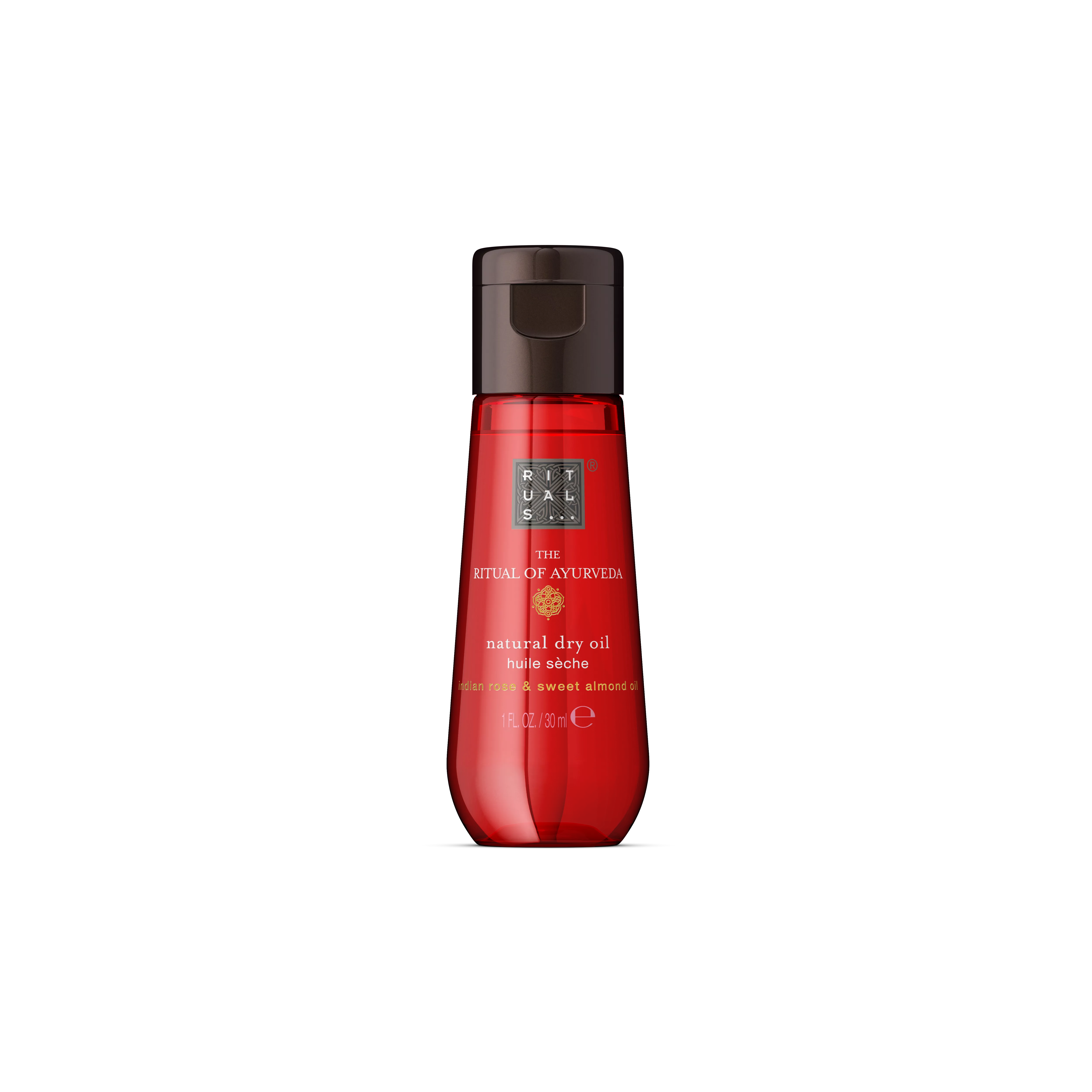 El ritual del aceite seco ayurvédico para cuerpo y cabello.
