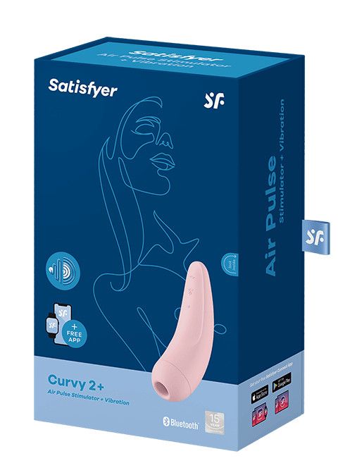 Vibrator Curvy 2 Naprave za sesanje klitorisa