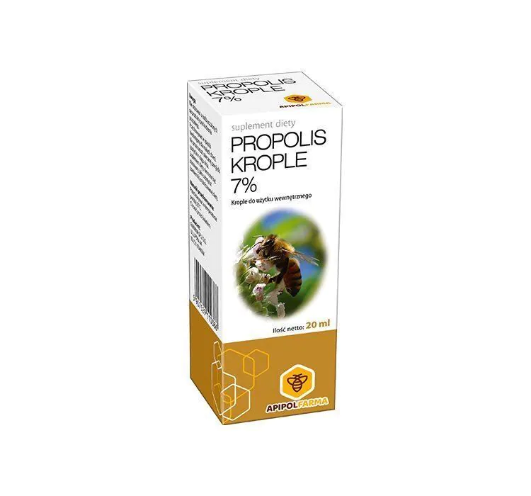 Propolis krople 7%, Krople doustne