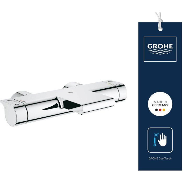 GROHE Grohtherm 2000 34174001 Mezclador termostático mural para bañera/ducha de 1/2