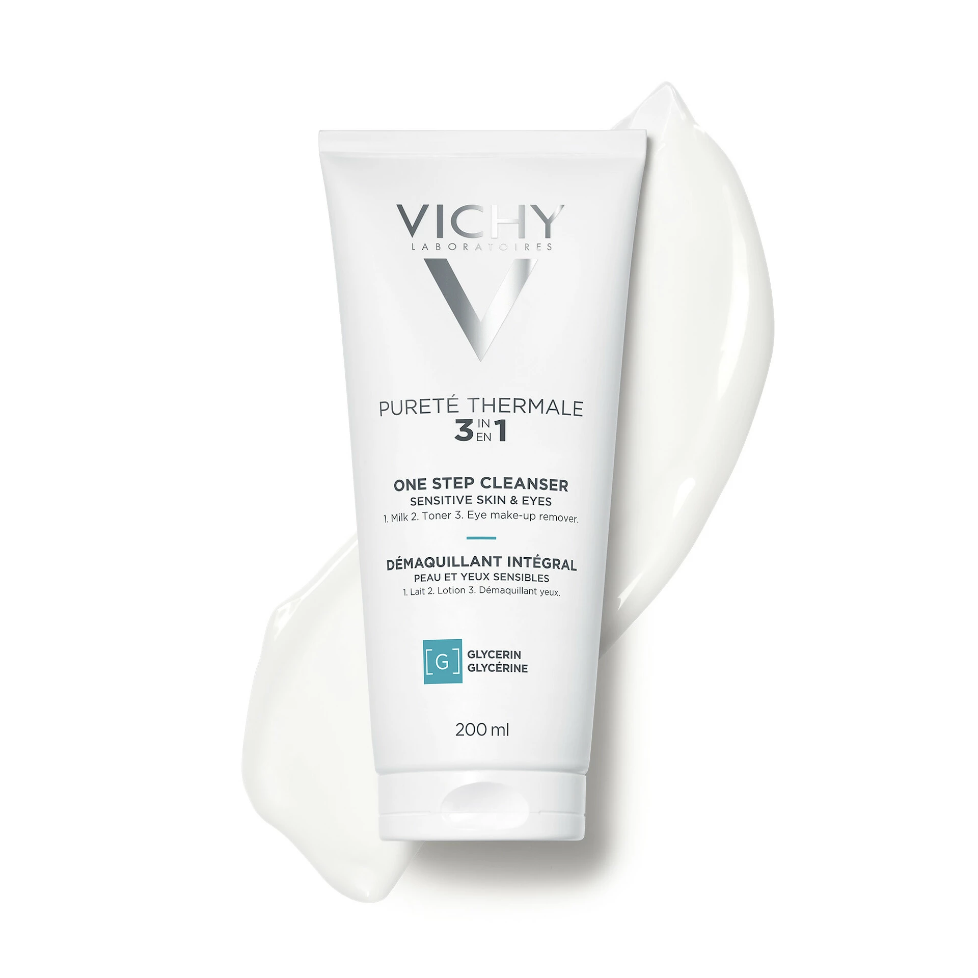 Pureté Thermale Demachiant 3 în 1 Ten Sensibil 200 ml - Vichy