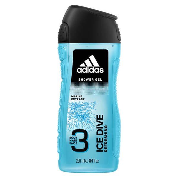 Adidas Ice Dive -suihkugeeli 250 ml | Miesten | Superdrug