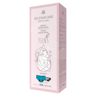 SelenaCare Teens Sporty Menstruasjonsundertøy Blå 1 enhet
