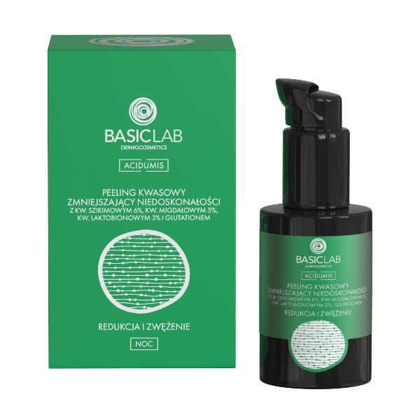 BasicLab Peeling Bőrtisztaság-csökkentő 6% sikimisav 30ml