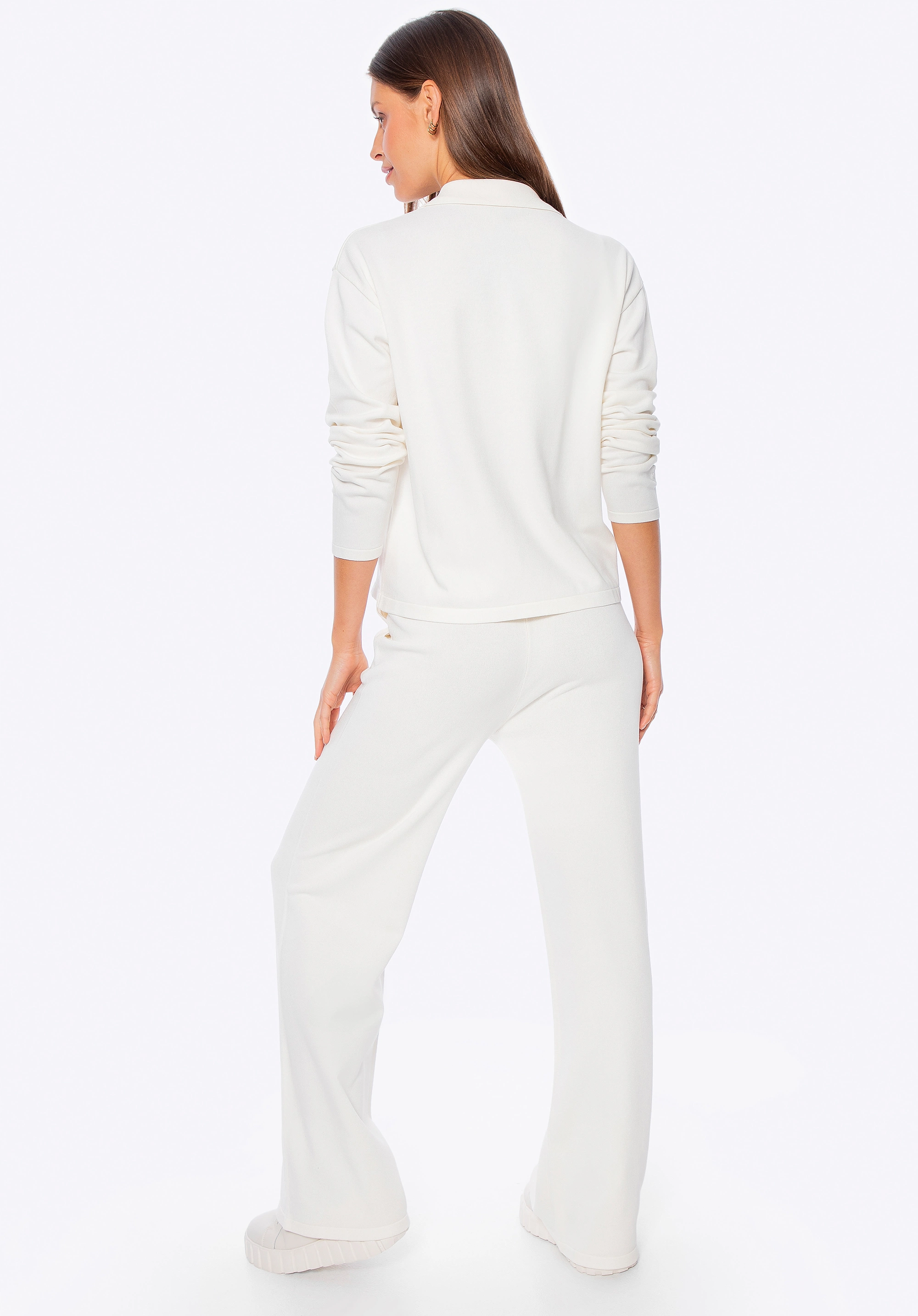 Rozpinana bluza damska kremowa