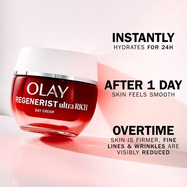 Olay Regenerist īpaši bagātīgais dienas krēms<br>50ml - sausai ādai
