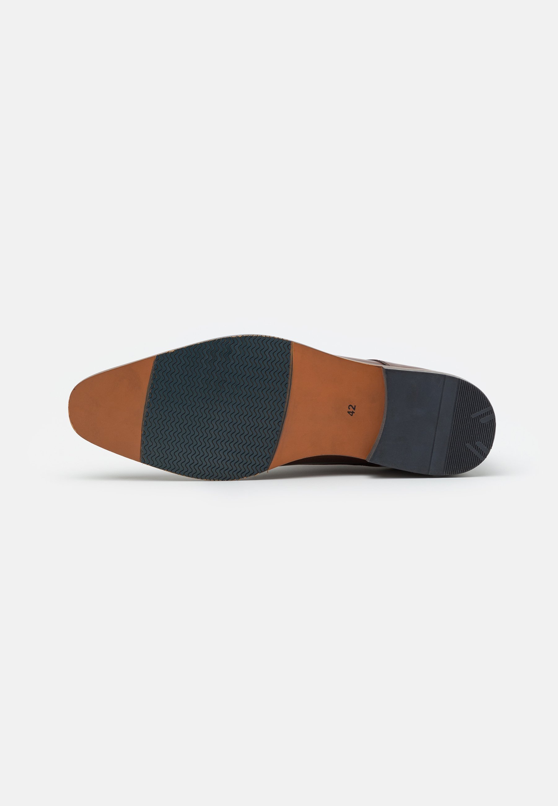 Pier One LEATHER - Elegantní nazouvací boty - hnědá