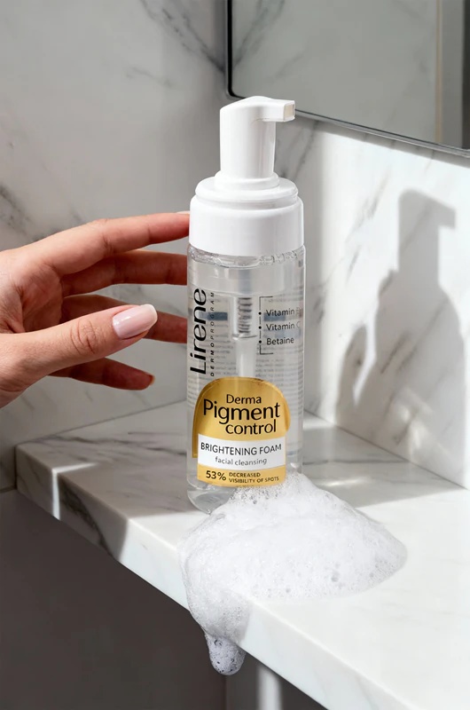 Лирене Дерма Пигмент Control Brightening Foam, пена за чишћење са осветљавањем коже са дисколорацијама