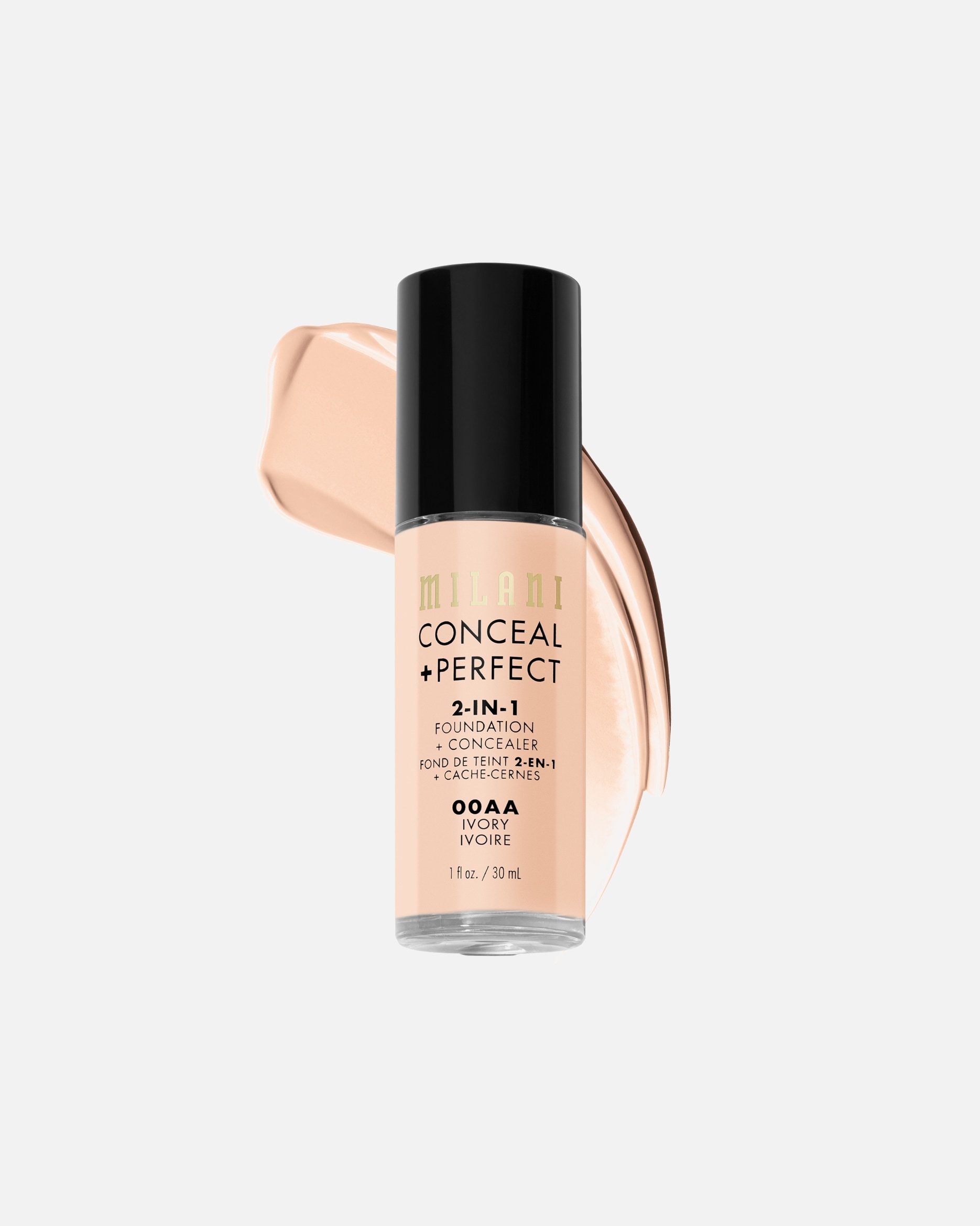 Milani Foundation 2-v-1 korektor + - 30 ml