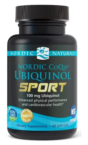 Nordic Naturals Nordic CoQ10 Ubiquinol Sport 100 Mg 60 Kapsułek