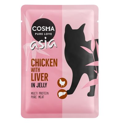 Paquete de prueba mixto de bolsitas de gelatina Cosma Asia