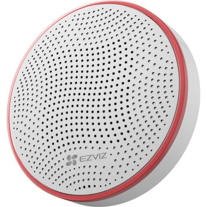 Sirena conectada - EZVIZ - T9C - Alarma ajustable - Alertas instantáneas - Protección antimanipulación - IP54 - Batería de larga duración