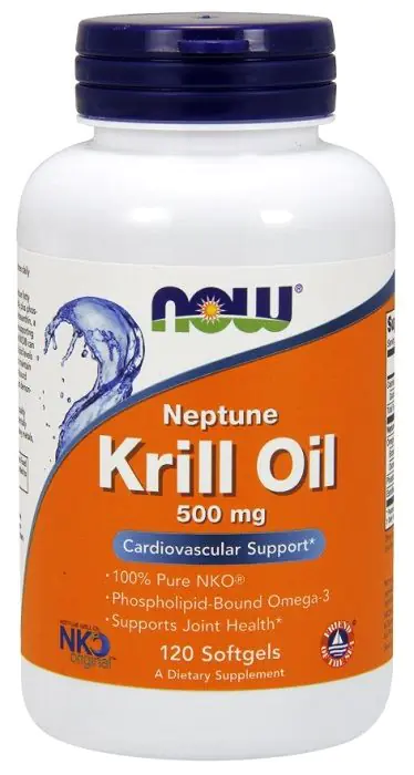 Now Foods Neptune Krill Oil 500 mg, Olej z kryla z kwasami omega-3, Kapsułki