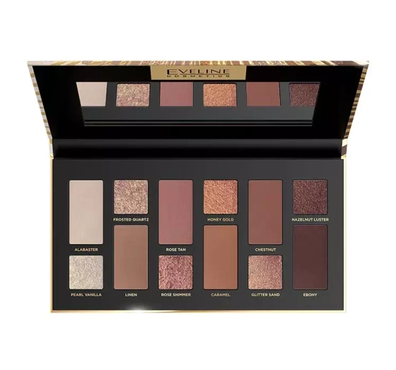 Eveline Cosmetics Variété Timeless Bronze Edition paleta 12 cieni do powiek 9,6 g