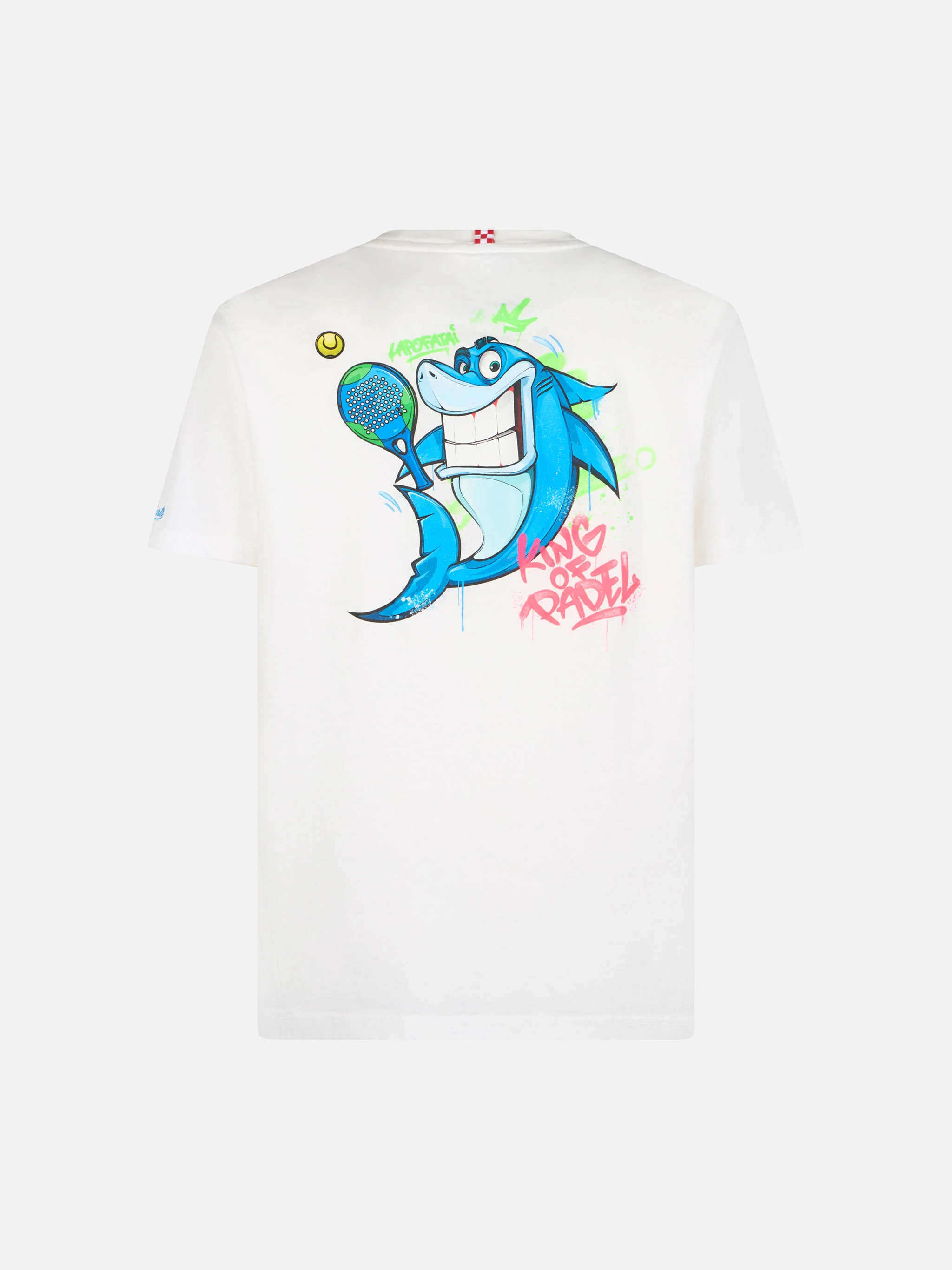 T-shirt da bambino in cotone con stampa squali criptopuppets | EDIZION